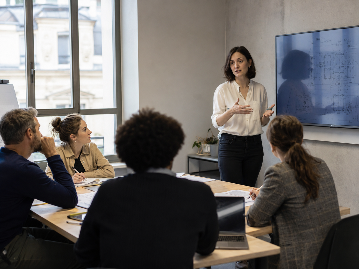 Session de formation en conditions réelles